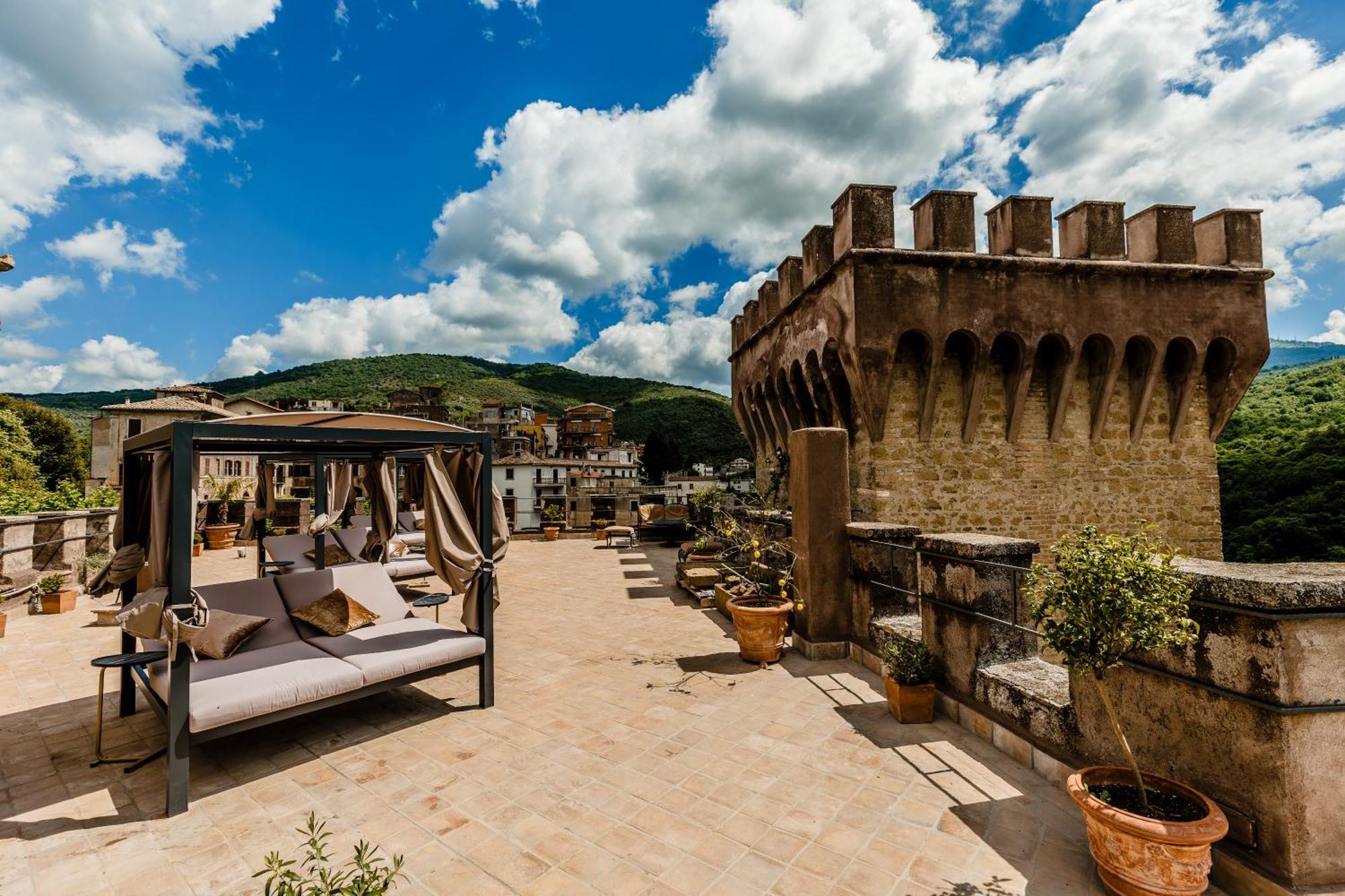 Castello Brancaccio Hotell San Gregorio da Sassola Exteriör bild